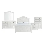Picket House Furnishings Conaughey Queen Panel 5PC Bedroom Set White. Fixed Price $1812.75.