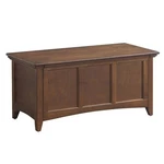Carolina Classics Aura Solid Wood Blanket Storage Chest Elm. Fixed Price $227.99.