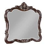 Benjara Leon 46 X 47 Dresser Mirror- Beveled- Carved Details- Dark Walnut Finish. Fixed Price $380.34.