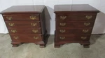 Pair Ethan Allem Cherry Nightstandstables Bachelors Chests Four Drawers. Fixed Price $1400.00.