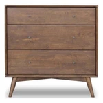Pemberly Mid-century Modern 3-DRAWER Solid Wood Dresser In Brown. Fixed Price $677.51.