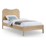 Meridian Furniture Windsor Solid Wood And Natural Cane Twin Bed. Fixed Price $764.75.