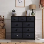 Sorbus 9 Drawers Dresser - Farmhouse Bedroom Furniture Storage Chest Organizer. Fixed Price $114.99.