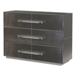 Beaumont Lane Modern 48"W Leather Accent Chest In Silver Gray. Fixed Price $2872.51.