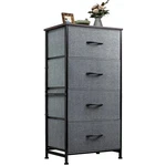 Wlive Dresser With Drawers, 11.8"D X 15.7"W 38.1"H (4 Drawers), Dark Grey. Fixed Price $61.05.