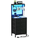 Furnulem Tall With Charging Station, Stands Led Lights .... Fixed Price $84.20.