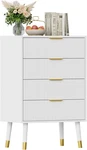 Gaomon 4 For Bedroom Closet Dressers Chest Of Drawers Wood White. Fixed Price $109.00.