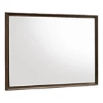 Benjara 34" Genu Dresser Mirror- Warm Brown Wood Frame- Beveled Glass. Fixed Price $292.83.