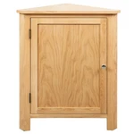 Solid Wood Oak Corner Cabinet Space Saving Storage 23.2" Hallway Shelf Vidaxl. Fixed Price $244.99.