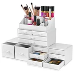 Sorbus Large Makeup Organizer Stackable Jewelry & For Vanity, 18-DRAWER. Fixed Price $72.49.