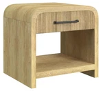 Picket House Furnishings Woodridge End Table W/ Usb Natural Open Box. Fixed Price $159.99.