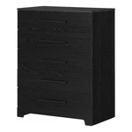 South Shore Primo 5-DRAWER Chest Black Oak. Fixed Price $270.11.
