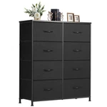 Organize Your Bedroom Fast - 8 Drawer Dresser Black Fabric Storage. Fixed Price $74.99.
