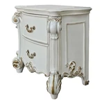 Acme Vendome 2-DRAWER Wooden Nightstand In Antique Pearl. Fixed Price $745.97.