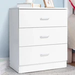 Ktaxon White 3 Dresser Nightstand Modern Wood Chest Of Drawers Bedroom. Fixed Price $88.37.