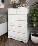 100% Solid Wood 4+2 6 Drawer Chest By Palace Imports, 3 Colors. Fixed Price $483.99.