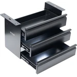Vivo Black 3 Level 16" Pull Out Under Desk Storage Drawer Set. Fixed Price $129.99.