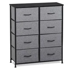 Homgarden Wide Dresser 8 Fabric Drawers Storage Tower Cabinet Steel Frame. Fixed Price $48.19.