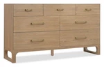 Hooker Furniture 6081-90002 Banyon Bay 64"W 7 Drawer White Oak Desert /. Fixed Price $2519.00.
