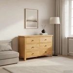 Solid Oak Wood Chest Of Storage Cabinet Sideboard Vidaxl. Fixed Price $389.99.