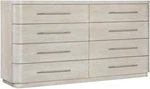 Hooker Furniture 6850-90002 Modern Mood 72"W Drawer Oak Dresser Diamond. Fixed Price $3529.00.