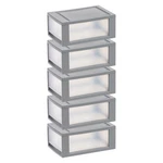 Plastic Storage Stackable Drawer 6 Quart 8.5" Wide Pack Of By Iris Usa. Fixed Price $34.98.