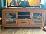 Costway Stand Cabinet For Tv's Up 60" Entertainment Center W/storage.... Fixed Price $200.00.