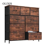Olixis 9 Drawer Dresser Fabric Storage Chest With Metal Frame Wood Top Bedroom. Fixed Price $60.06.