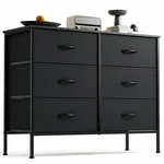 6 Drawer Fabric Dresser Sweetcrispy Storage Chest For Bedroom Living Tv Sta. Fixed Price $48.03.