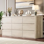 Modern 9-DRAWER Dresser For Bedroom & Living Stylish Storage Organizer. Fixed Price $394.99.
