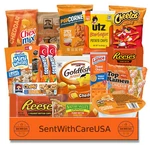 Orange Box - Snacks Party Candy Cookies Gift. Fixed Price $37.49.