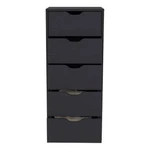 Pemberly Row Contemporary Engineered Wood 5-DRAWERS Dresser Black. Fixed Price $217.17.