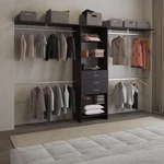 Plego 3 Closet Engineered Wood Black. Fixed Price $368.00.