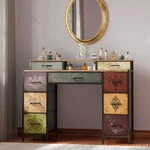 Vasicar Dresser For Bedroom With 9 Drawers & 2 Open Shelves, Fabric Storage C.... Fixed Price $165.16.