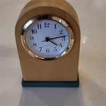 Ethan Allen Dome Desk Clock Light Wood Quartz Analog Arabic Numerals. Fixed Price $89.99.