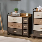 7-DRAWER Dresser, 3-TIER Tower Unit With Steel Frame. Fixed Price $99.99.