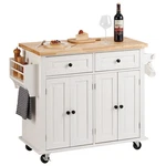 Vevor 35.4" Kitchen Island Cart Rolling Storage Cabinet With Drawer & Rack. Fixed Price $159.90.