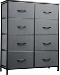 Fabric Dresser For Bedroom, Tall With 8 Drawers, Storage Tower. Fixed Price $90.99.