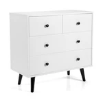 Costway Free Standing Sideboard Cabinet Sturdy Wooden Storage Organizer White. Fixed Price $94.99.