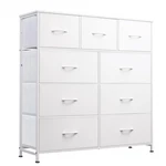 Wlive 9-DRAWER Dresser Fabric Storage Tower For Bedroom Hallway Closet Tall. Fixed Price $117.57.