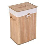 Costway Rectangle Bamboo Hamper Laundry Basket Washing Cloth Bin Bag Lid Natural. Fixed Price $34.99.