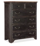 Hooker Furniture 7050-90010 Americana 46"W Drawer Oak Dresser Molasses /. Fixed Price $1705.00.
