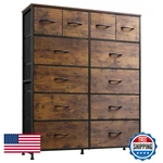 Wlive Tall For Bedroom 12 Drawers Dressers Chests Of Fabric. Fixed Price $140.16.