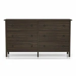 Bowery Hill Transitional Wood 6-DRAWER Dresser In Wenge. Fixed Price $369.20.