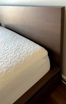 Ikea Malm Queen Bed Frame Walnut Finish 4 Drawers + Slatted Base. Fixed Price $180.00.