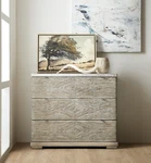 Hooker Furniture 1672-85004 Amani 42"W 3 Drawer Casual Modern Brie / Crema. Fixed Price $1260.00.