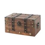Slpr Alexander Small Wooden Treasure Chest - 11" 7" 5.5", Storage Bo.... Fixed Price $55.76.