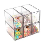 Wuhume Desk Organizer With Drawers, Stackable Plastic Storage For Mak.... Fixed Price $41.45.