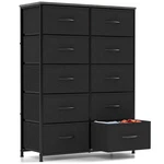 Concetta 10-DRAWER Fabric Dresser Storage Chest For Bedroom, Closet, Entryway,. Fixed Price $99.99.
