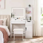Mainstays Get Ready With Me Grwm Deluxe 2-PIECE Right Vanity And Stool Ligh. Fixed Price $269.99.